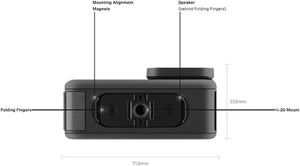 Black - Waterproof Action Camera with 5.3K60 Video, 27MP Photo + Compatability with HB - Series Lenses - Wigtrends