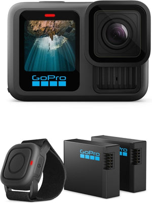 Black - Waterproof Action Camera with 5.3K60 Video, 27MP Photo + Compatability with HB - Series Lenses - Wigtrends