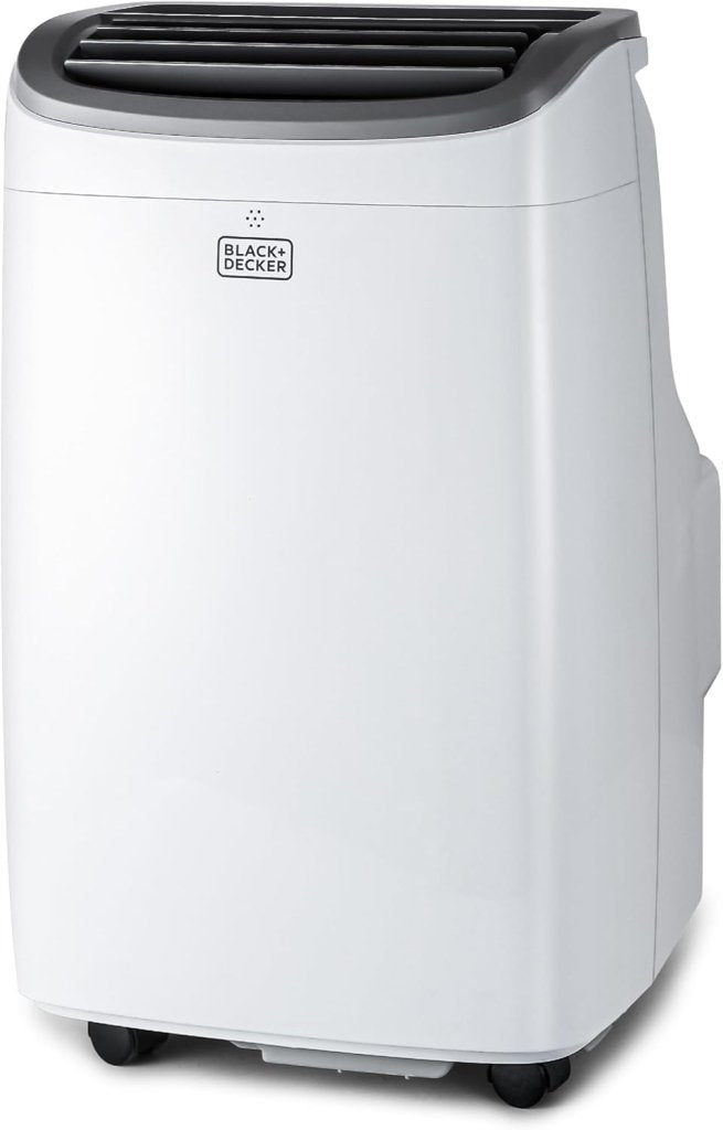 BLACK+DECKER 10,000 BTU Portable Air Conditioner for Rooms up to 450 Sq. with Remote Control, White - Wigtrends