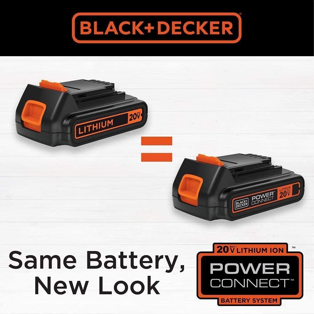 BLACK+DECKER 20V MAX POWERCONNECT Power Drill Cordless Drill Driver Electric Screwdriver with 30 Piece Bit Set and Drivers Kit, Battery and Charger Included (LD120VA) - Wigtrends