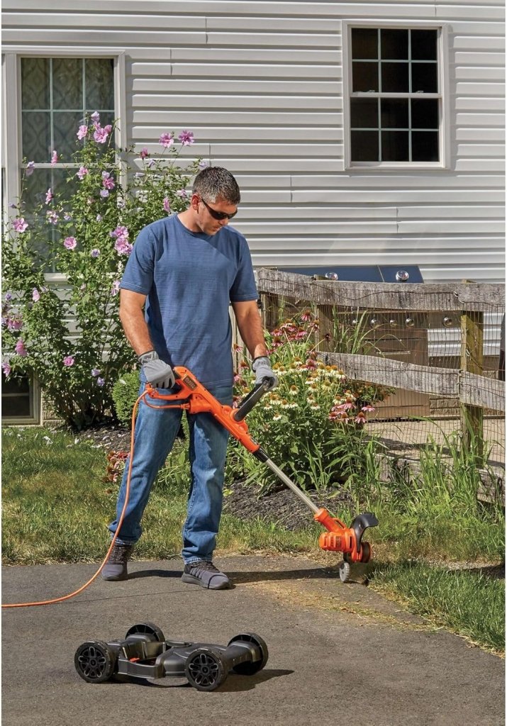 BLACK+DECKER 3 - in - 1 Corded Lawn Mower, String Trimmer & Edger, 12 - Inch (BESTA512CM) - Wigtrends