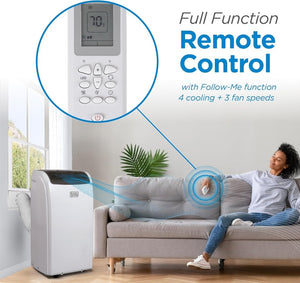BLACK+DECKER 8,000 BTU Portable Air Conditioner for Rooms up to 350 Sq - Wigtrends