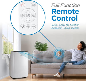 BLACK+DECKER 8,000 BTU Portable Air Conditioner for Rooms up to 350 Sq - Wigtrends