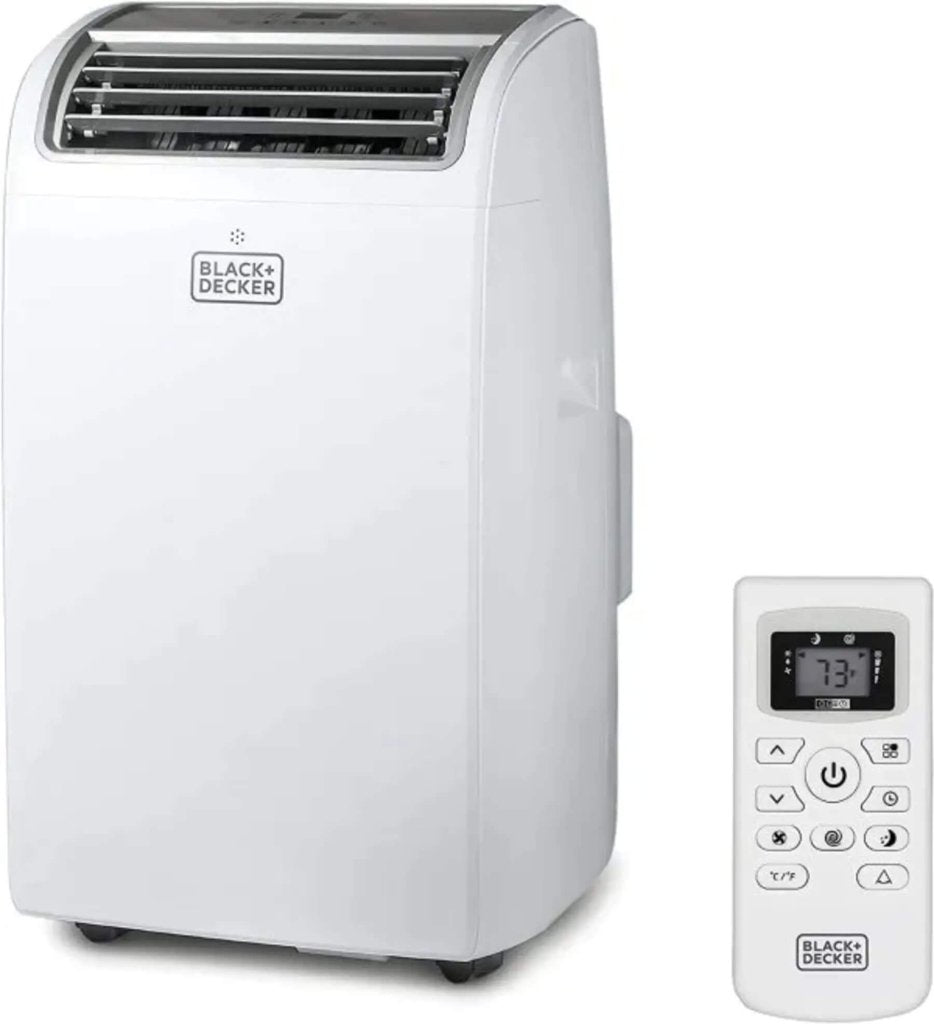 BLACK+DECKER Air Conditioner, 14,000 BTU Air Conditioner Portable for Room up to 700 Sq. Ft. with Remote Control, White - Wigtrends