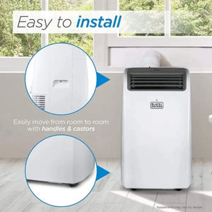 BLACK+DECKER Air Conditioner, 14,000 BTU Air Conditioner Portable for Room up to 700 Sq. Ft. with Remote Control, White - Wigtrends
