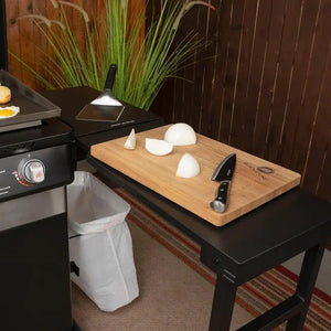 Blackstone 36" Culinary Cabinet Griddle with Side Table 4 - Burner Liquid Propane Flat Top Grill - Wigtrends