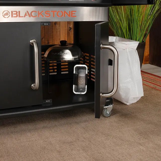 Blackstone 36" Culinary Cabinet Griddle with Side Table 4 - Burner Liquid Propane Flat Top Grill - Wigtrends