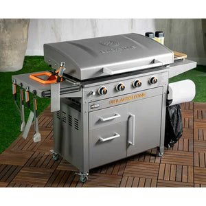Blackstone ProSeries 4 - Burner 36" Griddle Cooking Station with Hood - Wigtrends