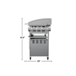 Blackstone ProSeries 4 - Burner 36" Griddle Cooking Station with Hood - Wigtrends