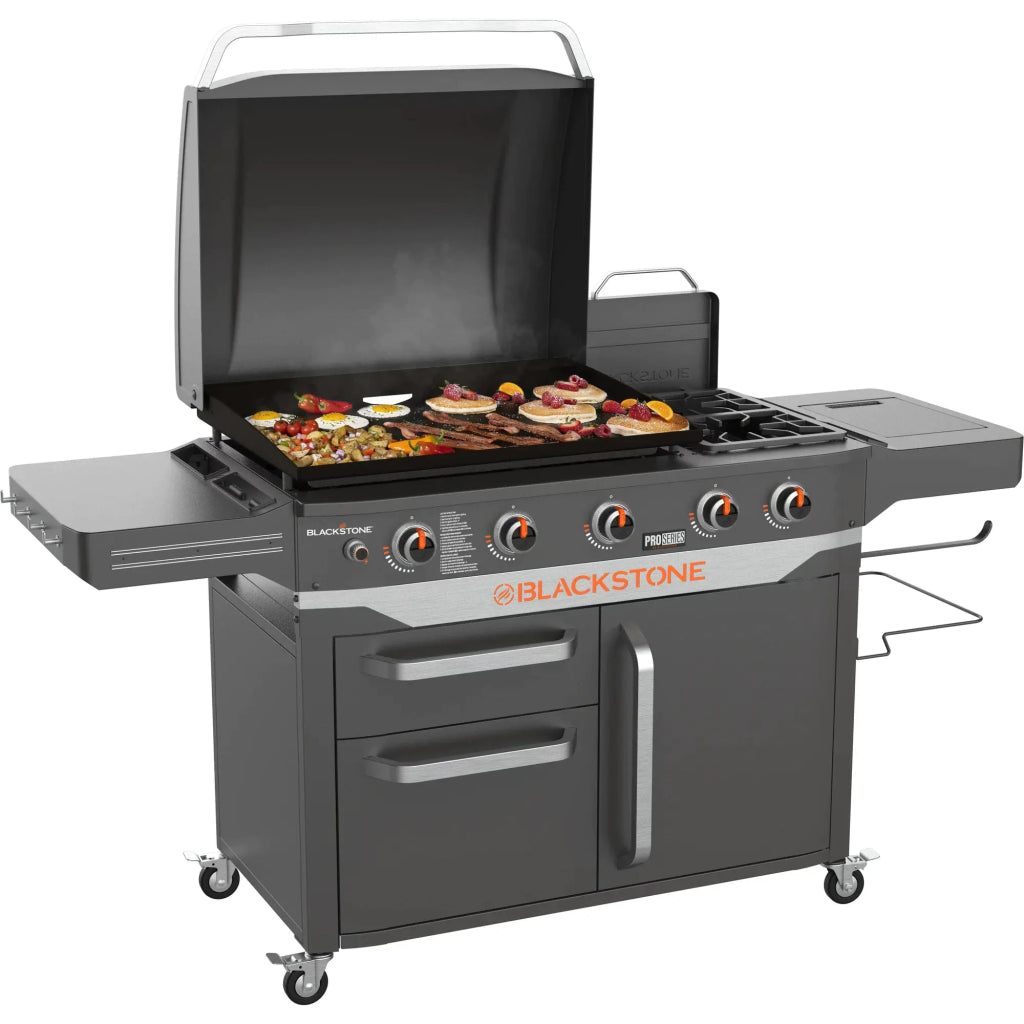 Blackstone ProSeries 5 Burner 28" Propane Griddle with Range Top - Wigtrends