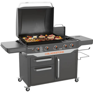 Blackstone ProSeries 5 Burner 28" Propane Griddle with Range Top - Wigtrends