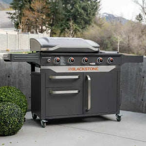 Blackstone ProSeries 5 Burner 28" Propane Griddle with Range Top - Wigtrends