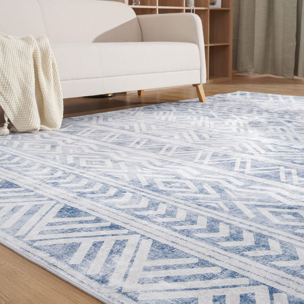 Boho Area Rugs 9x12 Living Room Modern Area Rug Neutral Carpet for Bedroom Decor - Wigtrends