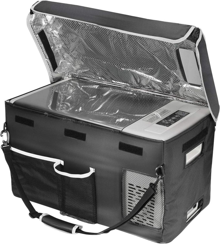 BougeRV 12 Volt Refrigerator 12V Car Fridge 23 Quart Portable Freezer Compressor Cooler 12/24V DC 110~240 Volt AC for Truck Van RV Camper SUV Travel Camping Road Trips Tailgating - 8℉~50℉ - Wigtrends