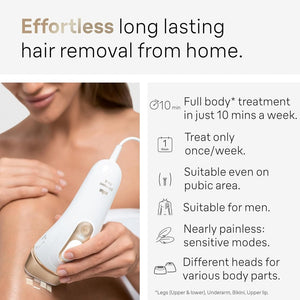 Braun IPL at Home Laser Hair Removal for Women and Men, Silk Expert Pro 5 PL5137 with Venus Swirl Razor, Long - Lasting Reduction in Hair Regrowth for Body & Face, Corded, PL5137 - Wigtrends