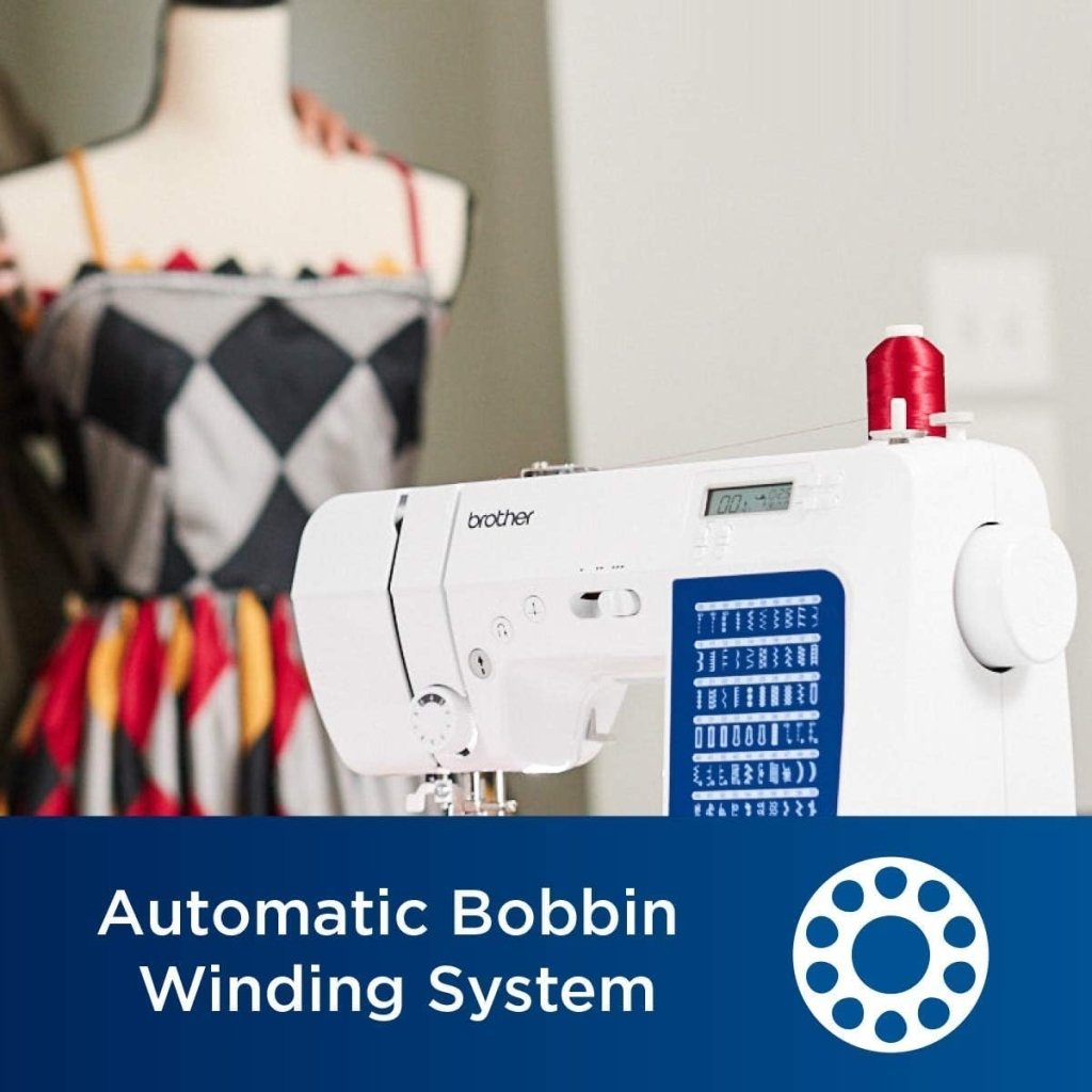 Brother CS7000X Computerized Sewing and Quilting Machine, 70 Built - in Stitches, LCD Display, Wide Table, 10 Included Feet - Wigtrends