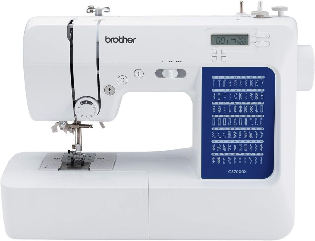 Brother CS7000X Computerized Sewing and Quilting Machine, 70 Built - in Stitches, LCD Display, Wide Table, 10 Included Feet - Wigtrends