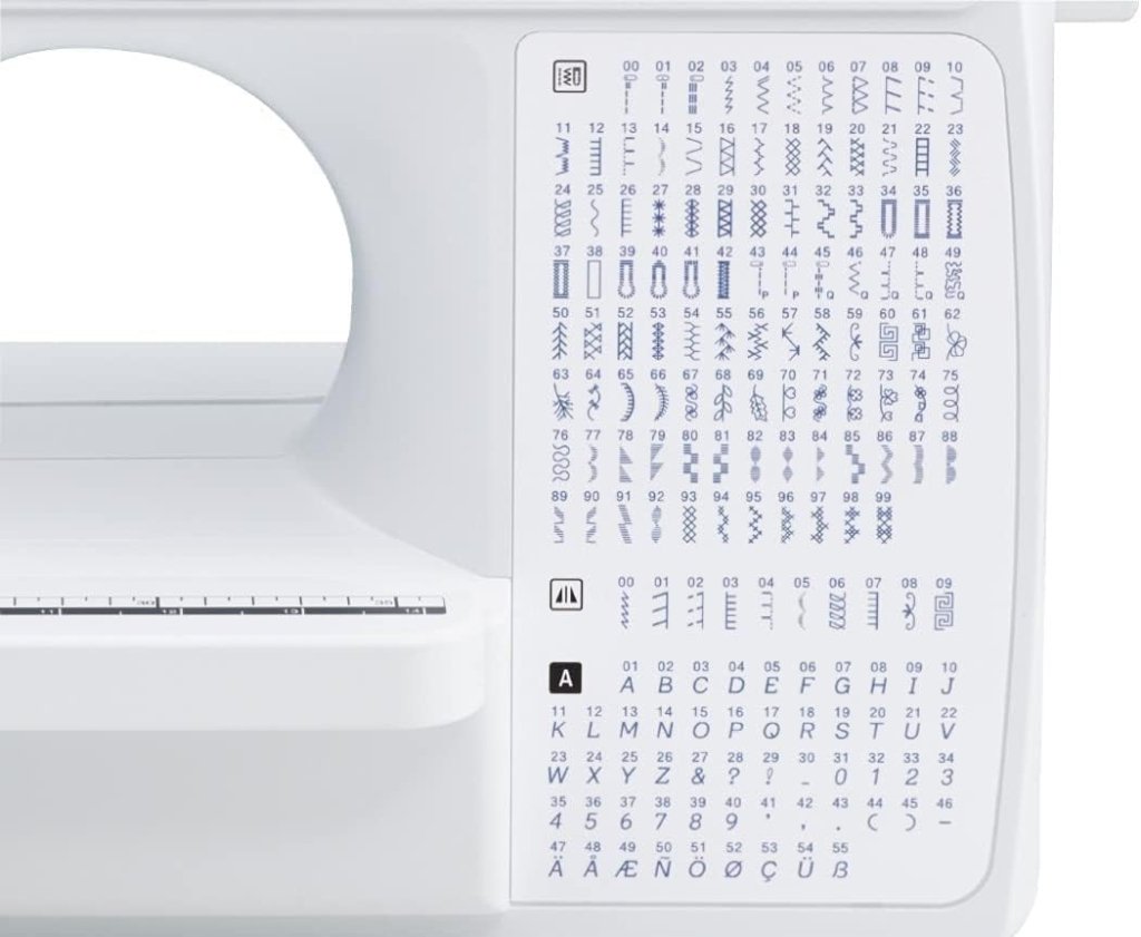 Brother Sewing and Quilting Machine, Computerized, 165 Built - in Stitches, LCD Display, Wide Table, 8 Included Presser Feet, White, 20x12x17 - Wigtrends