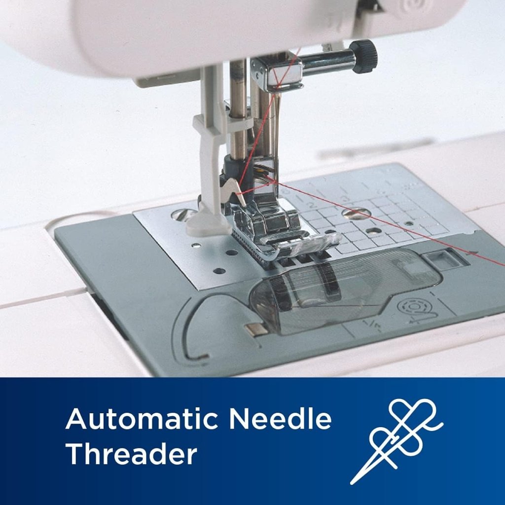 Brother Sewing and Quilting Machine, Computerized, 165 Built - in Stitches, LCD Display, Wide Table, 8 Included Presser Feet, White, 20x12x17 - Wigtrends