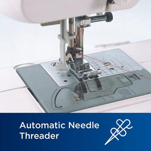Brother Sewing and Quilting Machine, Computerized, 165 Built - in Stitches, LCD Display, Wide Table, 8 Included Presser Feet, White, 20x12x17 - Wigtrends