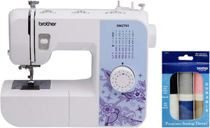 Brother XM2701 Sewing Machine, Lightweight, Full Featured, 27 Stitches, 6 Included Feet - Wigtrends