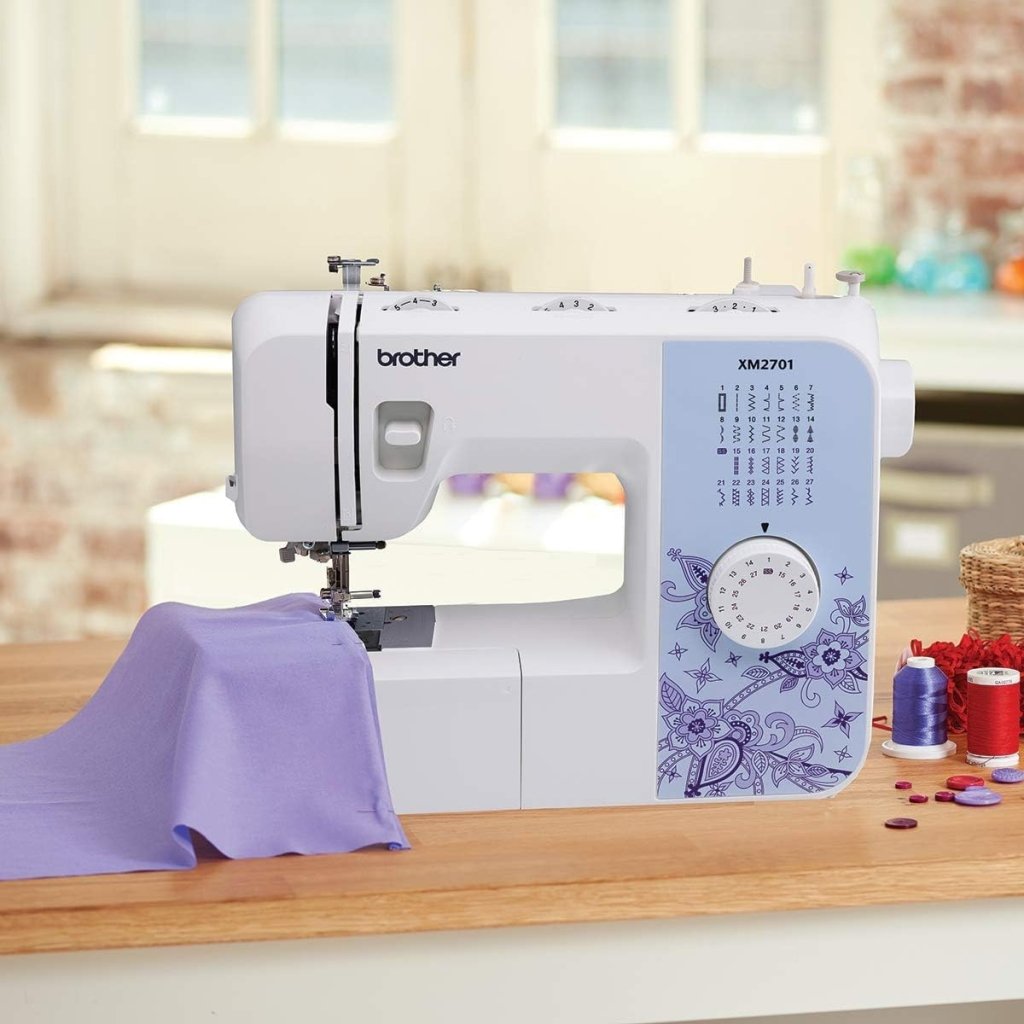 Brother XM2701 Sewing Machine, Lightweight, Full Featured, 27 Stitches, 6 Included Feet - Wigtrends