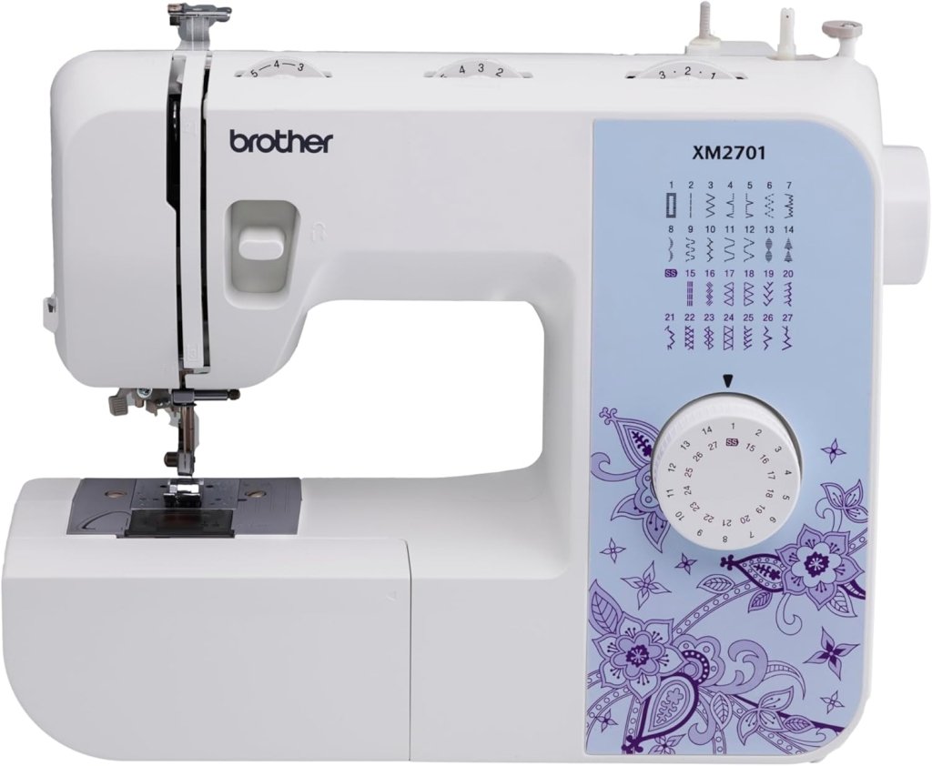 Brother XM2701 Sewing Machine, Lightweight, Full Featured, 27 Stitches, 6 Included Feet - Wigtrends