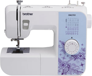 Brother XM2701 Sewing Machine, Lightweight, Full Featured, 27 Stitches, 6 Included Feet - Wigtrends