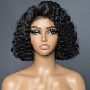 Charming Short Cut Water Wave Bob Wigs - Wigtrends