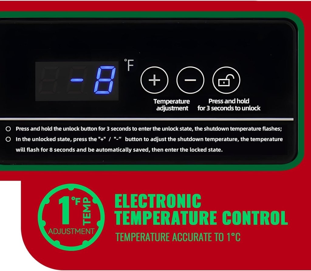 Chest Freezer 5.0Cubic Feet Deep Freezer Freestanding Freezers with 2 Removable Stainless Steel Basket, Mini Freezer Top Open Door Compact Freezer with Electronic Control 41℉ to - 15℉BLACK - Wigtrends