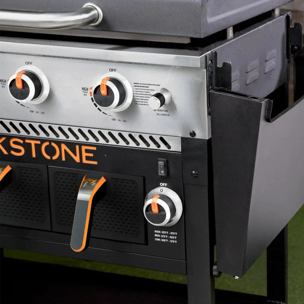 💥Clearance Sale🔥Blackstone 2 - Burner 28" Griddle with Electric Air Fryer and Hood - Wigtrends