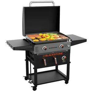 💥Clearance Sale🔥Blackstone 2 - Burner 28" Griddle with Electric Air Fryer and Hood - Wigtrends