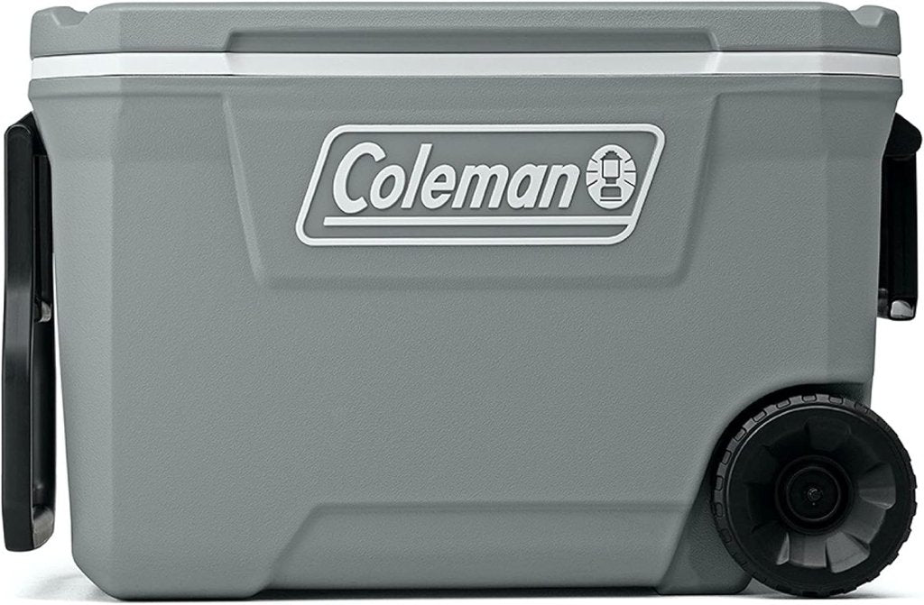 Coleman Classic Series Insulated Portable Wheeled Cooler, Leak - Resistant Outdoor Hard Cooler Keeps Ice up to 5 Days, 100 - Quart - Wigtrends