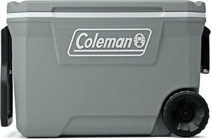 Coleman Classic Series Insulated Portable Wheeled Cooler, Leak - Resistant Outdoor Hard Cooler Keeps Ice up to 5 Days, 100 - Quart - Wigtrends