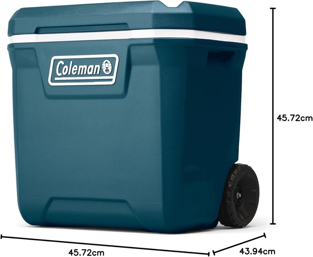 Coleman Classic Series Insulated Portable Wheeled Cooler, Leak - Resistant Outdoor Hard Cooler Keeps Ice up to 5 Days, 100 - Quart - Wigtrends