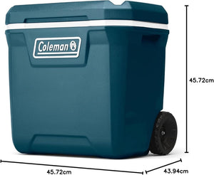 Coleman Classic Series Insulated Portable Wheeled Cooler, Leak - Resistant Outdoor Hard Cooler Keeps Ice up to 5 Days, 100 - Quart - Wigtrends