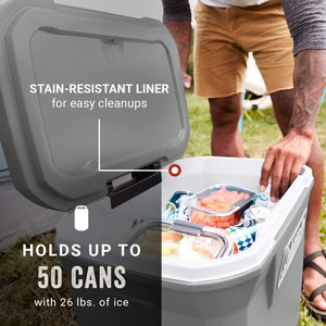 Coleman Classic Series Insulated Portable Wheeled Cooler, Leak - Resistant Outdoor Hard Cooler Keeps Ice up to 5 Days, 100 - Quart - Wigtrends