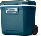 Coleman Classic Series Insulated Portable Wheeled Cooler, Leak - Resistant Outdoor Hard Cooler Keeps Ice up to 5 Days, 100 - Quart - Wigtrends
