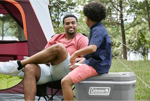 Coleman Classic Series Insulated Portable Wheeled Cooler, Leak - Resistant Outdoor Hard Cooler Keeps Ice up to 5 Days, 100 - Quart - Wigtrends