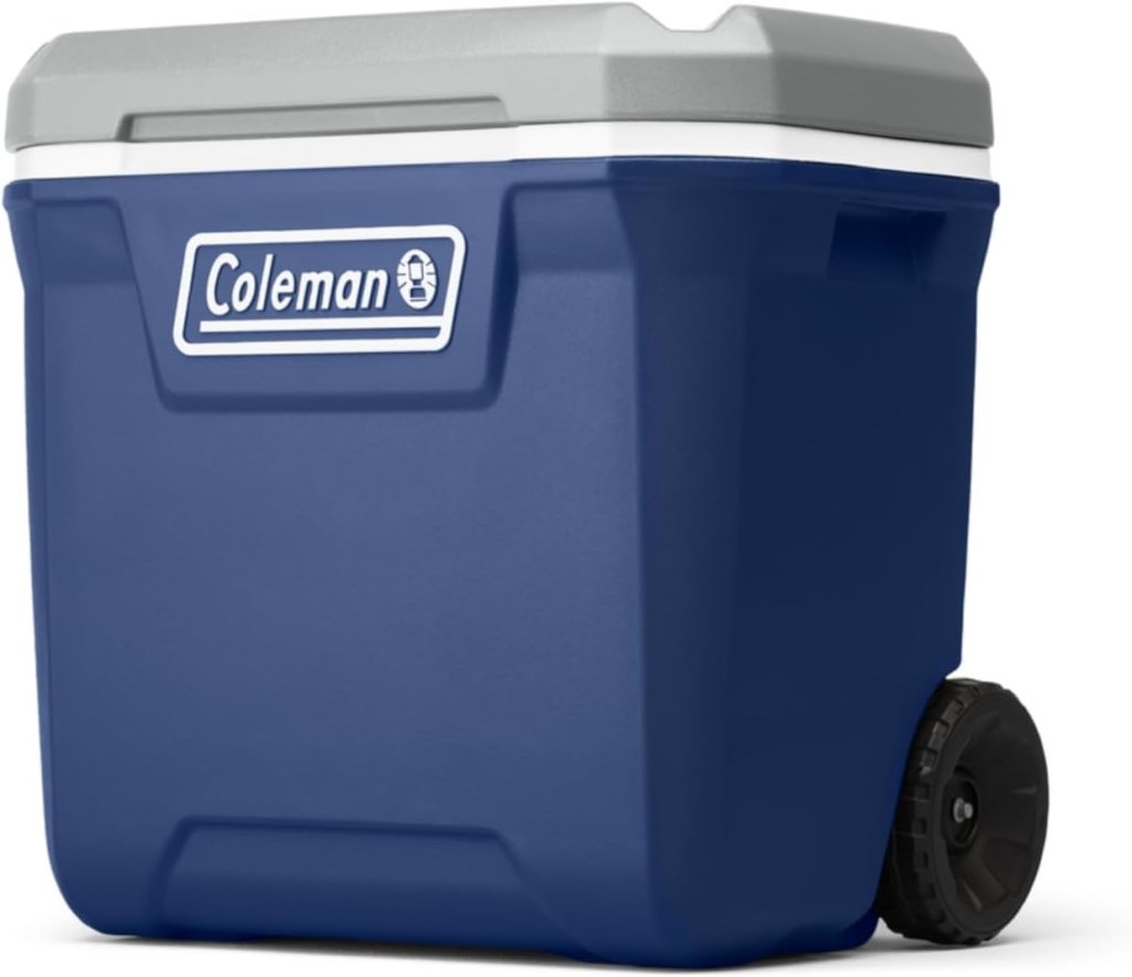 Coleman Classic Series Insulated Portable Wheeled Cooler, Leak - Resistant Outdoor Hard Cooler Keeps Ice up to 5 Days, 100 - Quart - Wigtrends