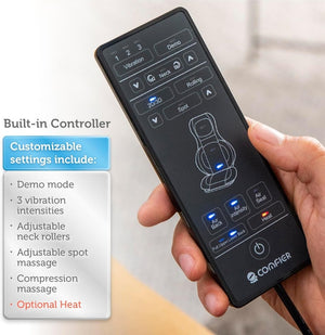 COMFIER Massager Chair with Heat Shiatsu Neck Back Massager Portable with Compress & Rolling Massage Chair Pad for Full Back Neck & Shoulders Full Body Pain - Wigtrends