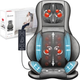 COMFIER Massager Chair with Heat Shiatsu Neck Back Massager Portable with Compress & Rolling Massage Chair Pad for Full Back Neck & Shoulders Full Body Pain - Wigtrends