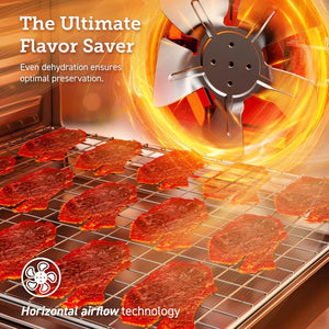 COSORI Food Dehydrator, Bigger Than 7 Trays With Large 6.5" Drying Space, 600W Power Saves More Time Than 480W, 165°F Dehydrated Dryer - Wigtrends