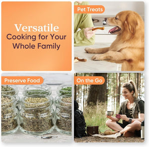 COSORI Food Dehydrator, Bigger Than 7 Trays With Large 6.5" Drying Space, 600W Power Saves More Time Than 480W, 165°F Dehydrated Dryer - Wigtrends