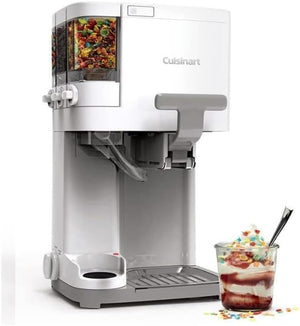 Cuisinart Soft Serve Ice Cream Machine - Mix It In Ice Cream Maker for Frozen Yogurt, Sorbet, Gelato, Drinks 1.5 Quart, White, ICE - 48 - Wigtrends