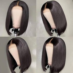 Daily Wear Silk Straight Bob Wigs - Wigtrends