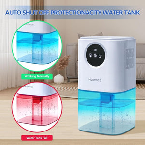 Dehumidifier,2 in 1 Humidifier Dehumidifier Combo,102 OZ Water Tank Dehumidifiers for Home Bedroom,Basement Bathroom,Auto Shut Off,Sleep Mode,7 Colors LED Light - Wigtrends
