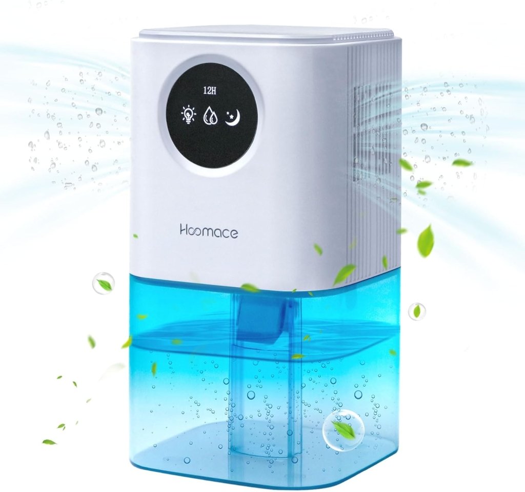 Dehumidifier,2 in 1 Humidifier Dehumidifier Combo,102 OZ Water Tank Dehumidifiers for Home Bedroom,Basement Bathroom,Auto Shut Off,Sleep Mode,7 Colors LED Light - Wigtrends