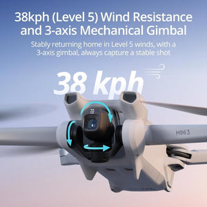 DJI Mini 3, Drones with Camera for Adults 4K, 38 - min Flight Time, up to 32800ft (10km) Video Transmission, True Vertical Shooting, GPS Auto Return Integrated, Mini Drone with Camera for Beginners - Wigtrends