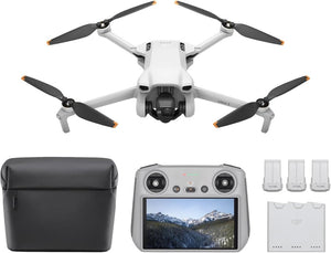 DJI Mini 3, Drones with Camera for Adults 4K, 38 - min Flight Time, up to 32800ft (10km) Video Transmission, True Vertical Shooting, GPS Auto Return Integrated, Mini Drone with Camera for Beginners - Wigtrends